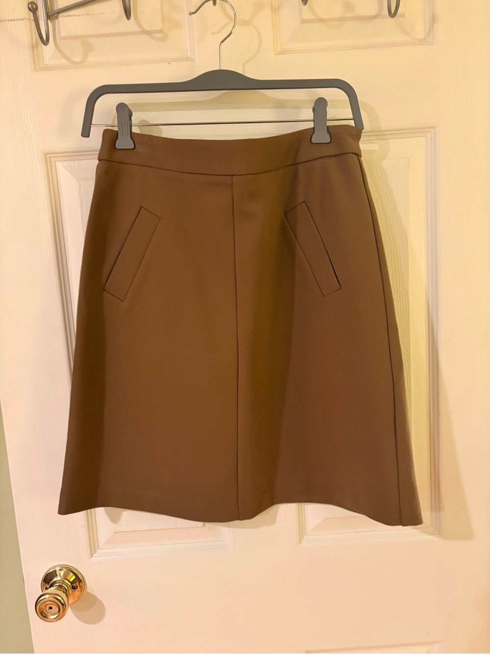 Brown A-Line Skirt